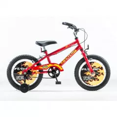 Bicicleta para niños FUTURA TWIN rodado 16 acero rojo